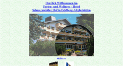 Desktop Screenshot of hotel-feldberg.de
