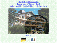Tablet Screenshot of hotel-feldberg.de